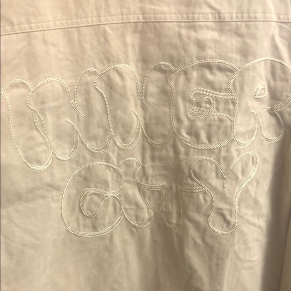 Honor The Gift Khaki Lightweight Utility Shirt Jacket with Classic Collar - Picture 6 of 7